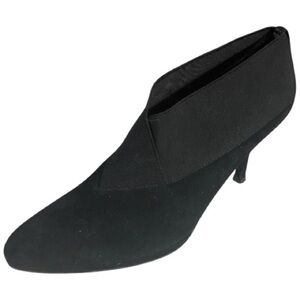 Stuart Weitzman Booties, High Heels 3.25”, Sz 8.5, Suede Leather, Neutral​
